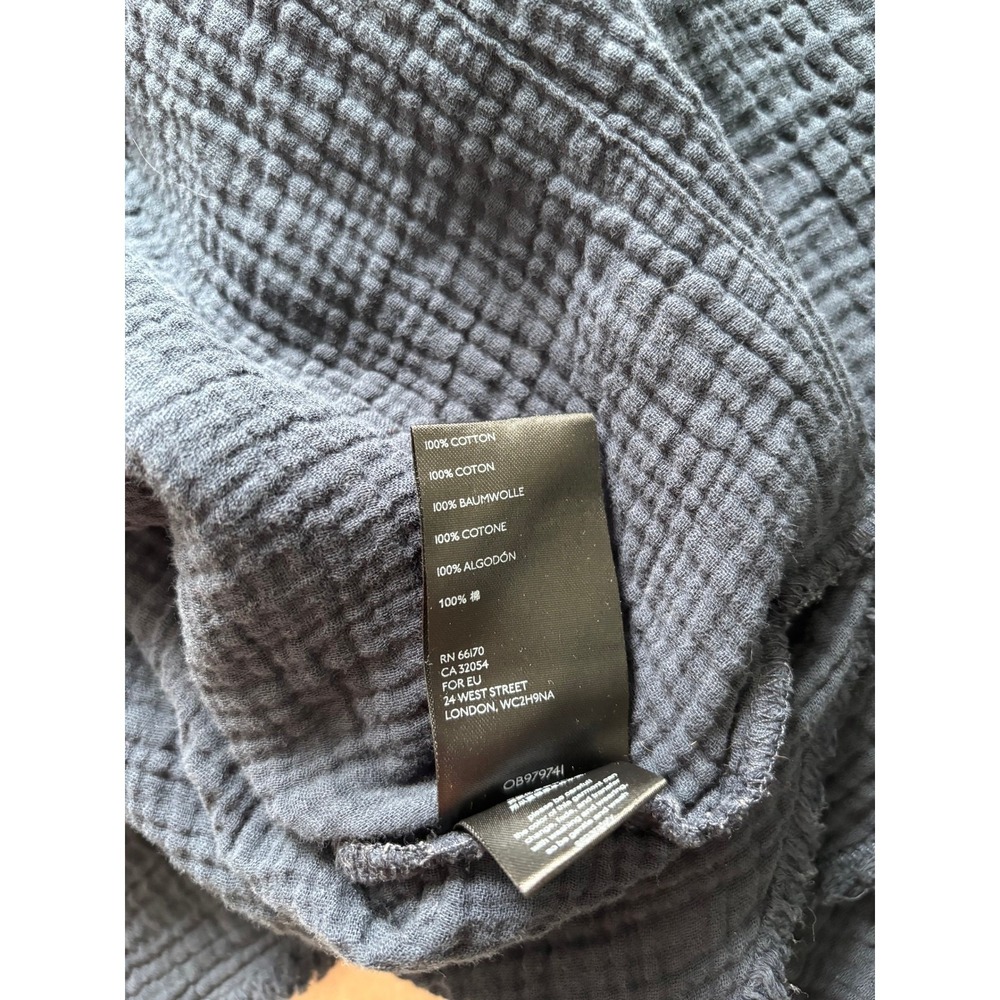 We The Free Top Womens XS Blue Gauzy Lagom Lagenlook Minimalist Boho Rustic - Picture 5 of 7